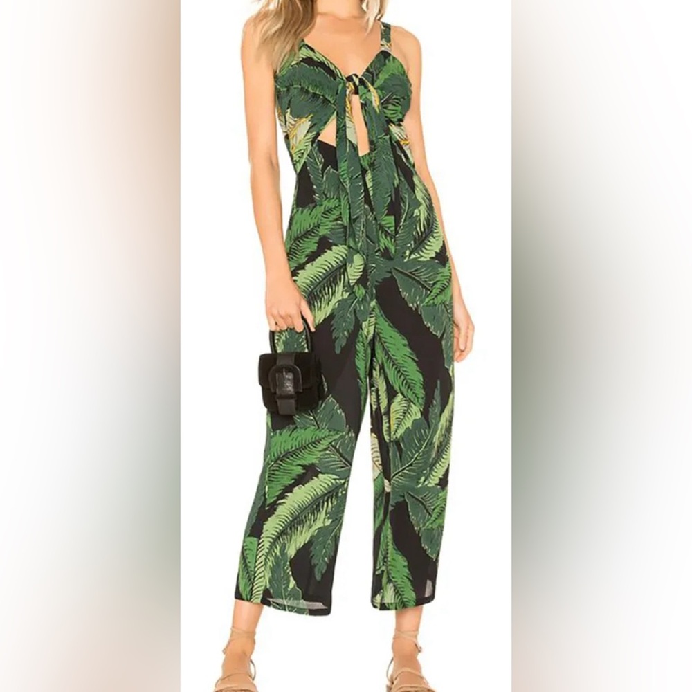 Beach Riot Banana Leaf Jumpsuit NWOT